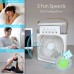 FUGUIFA USB-Powered Desktop Fan with Night Light | Dual Function Desk Fan and LED Night Light for Home or Office